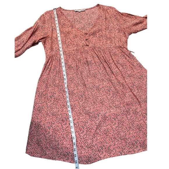 The Nines by HATCH™ Long Sleeve Maternity Dress in Clay Pink Floral Size M - Picture 13 of 15